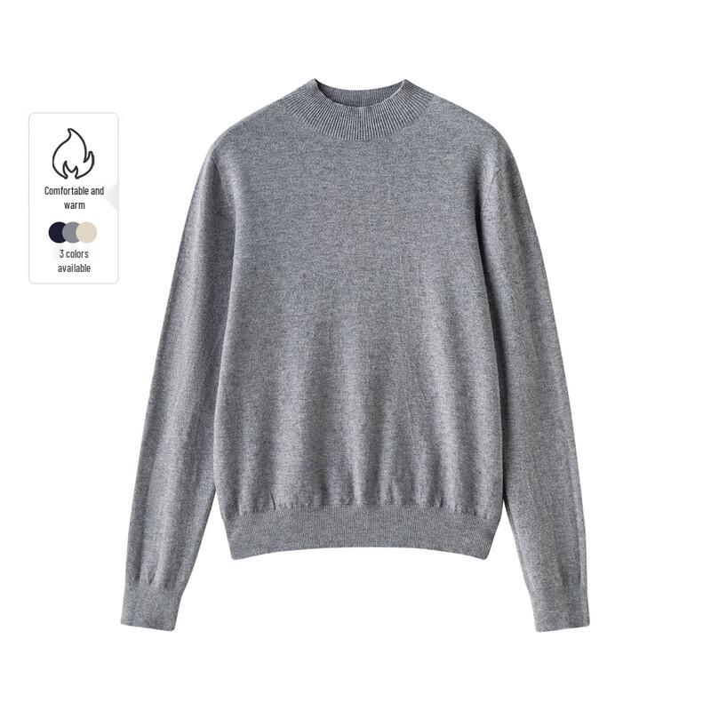 

Yinman Women s Mock Neck Knit Pullover M