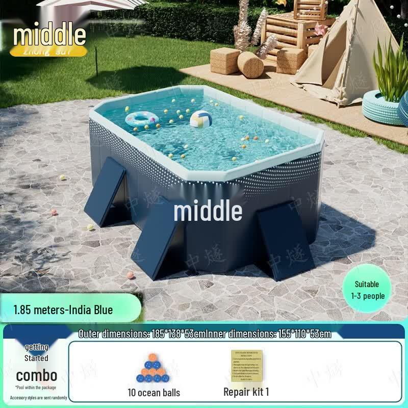 Easy Setup Non-Inflatable Outdoor Cooling Pool