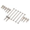 RC CVD Drive Shaft Kit Upgrade Part Metal with Joint Cup Dog Bone for WLtoys 144001 RC Car