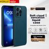 IPhone 13 Pro Case, Apple 13 Pro Protective Cover, Skin-Friendly Liquid Silicone Magnetic Full-Cover Soft Case Protective Cover, Royal Blue