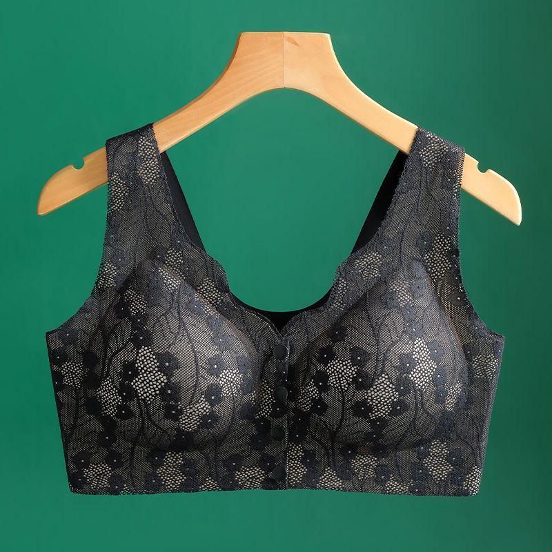 Upgraded Front-Button Comfort Bra for Middle-Aged and Elderly: Breathable, Anti-Sagging Sports Design