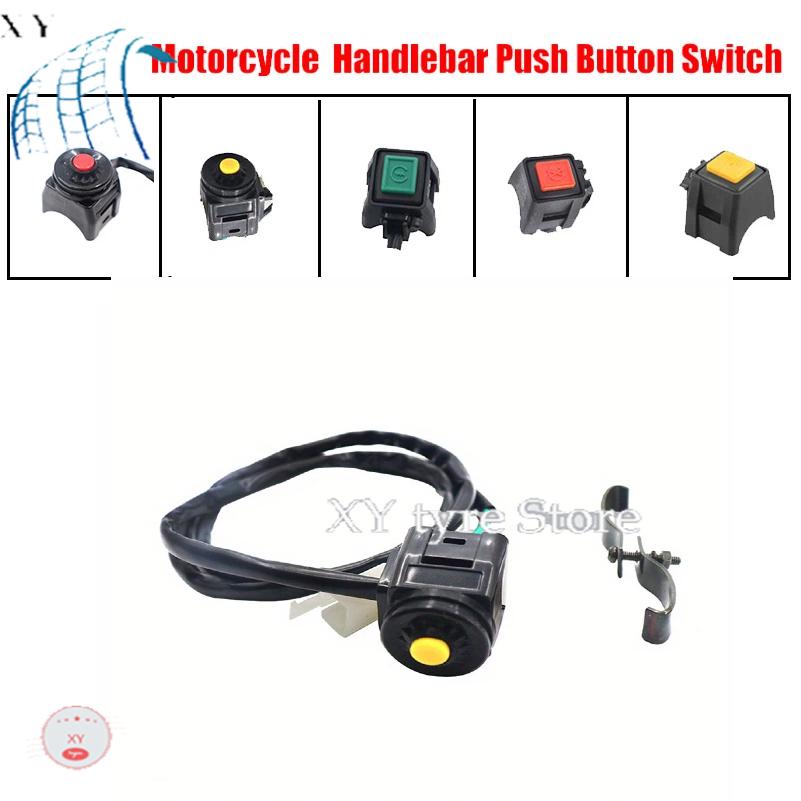 Universal 11mm Motorbike Handlebar Control Switches ATV Motorcycle Dual Sport Dirt Quad Start Horn Kill Off Stop Switch Button