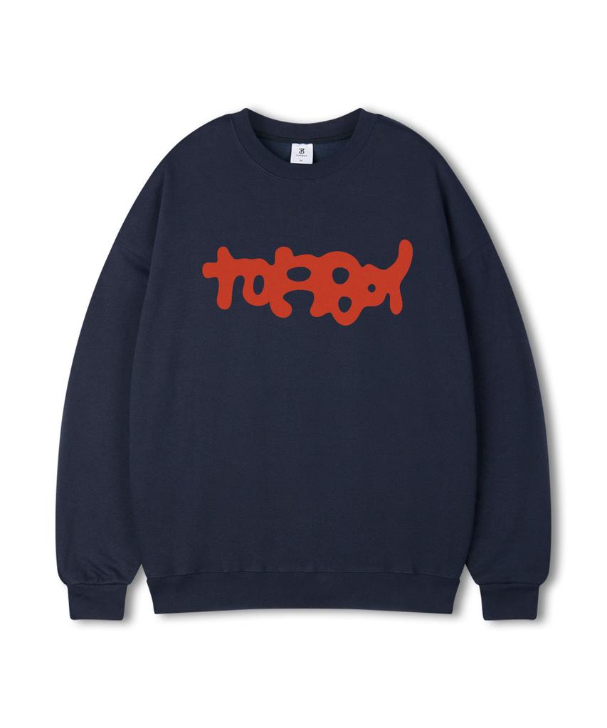 TOPBOY Balloon Oversized Printed Sweatshirt