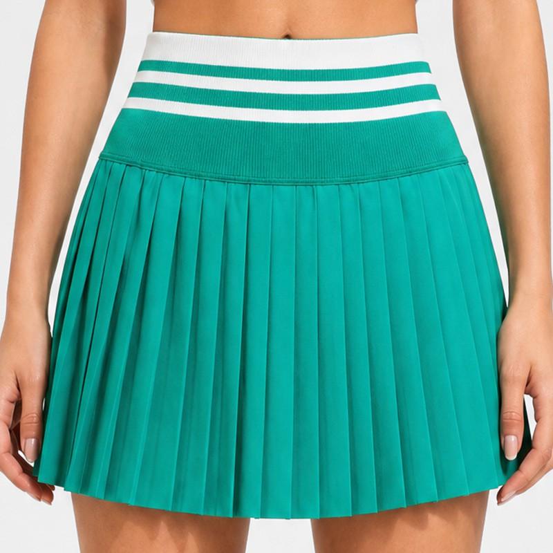 Womens Athletic Skort With Built-in Shorts Tennis Badminton Running Yoga Sportswear