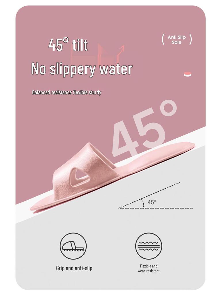 Portable Foldable Anti-Slip Shower Slippers for Men and Women - Ideal for Travel and Hotel Use