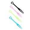 500Pcs/200Pcs Heart-Shaped Cake Forks Mini Children Plastic Dessert Fruit Fork Dinnerware Party Bake Utensils