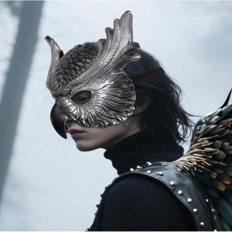 Halloween Owl Mask Carnival Props Owl Mask Festival Cosplay Po Props Atmosphere Dance Party Dress Up