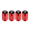 Adesivo per Auto 2025 Caldo 4 Pezzi Lega Tappo Valvola Auto Valvole Ruota Copripolvere Accessori Pneumatici Per Tesla Model 3 S X Model Y Cybertruck