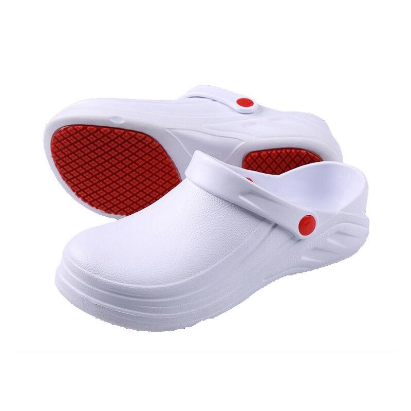 Men Non Slip Work Shoes Waterproof Kitchen Chef Garden Wash Shoes Easy Clean Lightweight Safety Style For Summer Daily Use