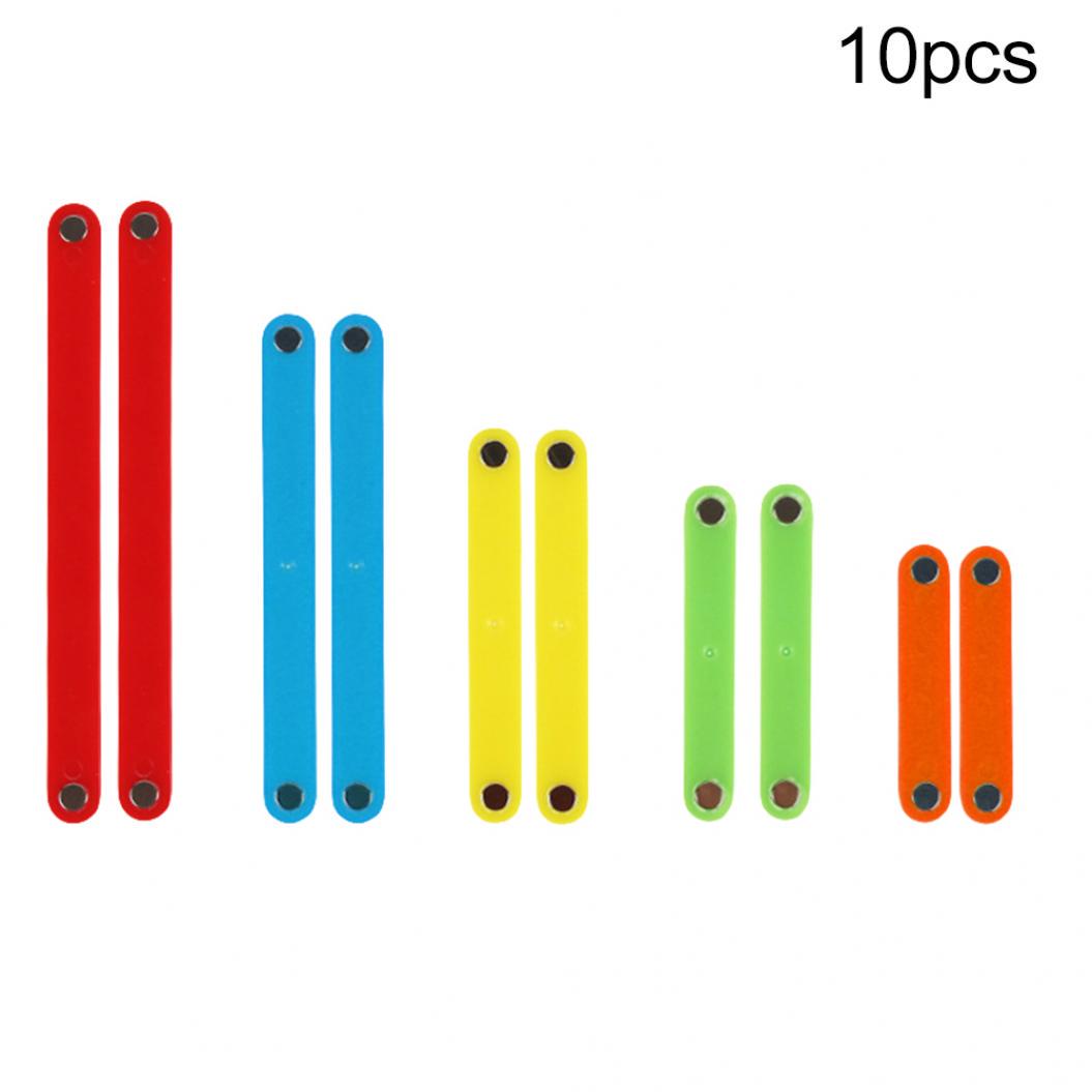 

10 шт./компл. 4-10 см магнитные геометрические полоски инструменты строительные полигоны учебные пособия