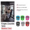 Random Color Finger Counter Mini Button Plastic Shell Accurate