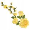 Rose Flower Patch Long Large Applique