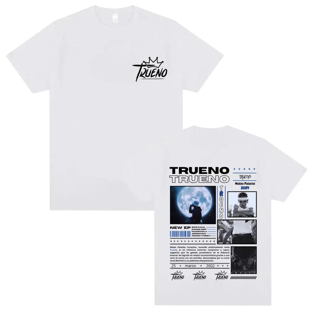 Rapper Trueno Graphic T-shirt Unisex Hip Hop Fashion T Shirts Unisex Women Casual Cotton Oversized Tshirt Unisex High Quality Tees