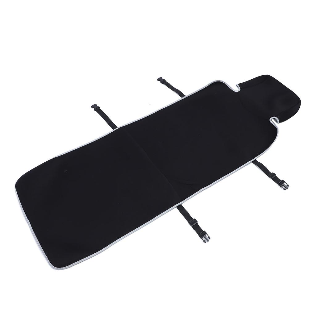 Car Chair Cover for Front Seats Waterproof Stain Resistant Neoprene Universal Portable Dog Kid Chair Protector Black