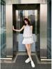 French Chic Polka Dot Sleeveless Halter Dress - Trendy Summer Skirt for Women