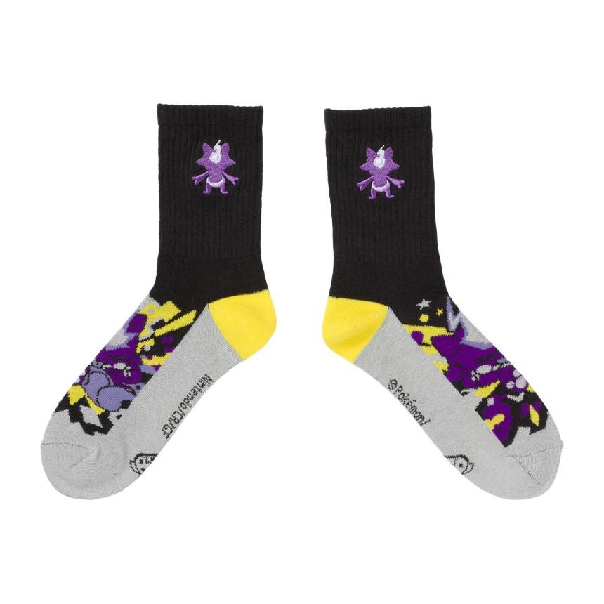 

[Pokemon] Pokemon Center Poison Hazard Embroidered Socks (23-25cm)