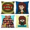 Anime D-Daria Cushion Cover Pattern Printed Pillowcase for Living Room Sofa Cushion Cover & Bedroom Decor