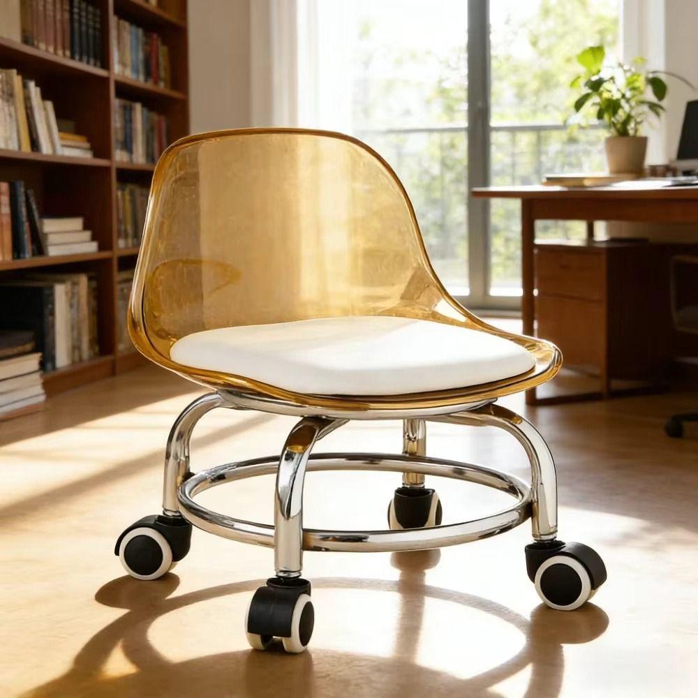 Acryl Niedriger Hocker Stiller Rollhocker Schuhwechselhocker Hocker Stuhl Rückenlehnenhocker Kinderzimmer Nutzung