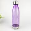 Outdoor Sports Water Bottle 24oz 650ml Leakproof Transparent AS Plastic Cup With Lid Hiking Camping Gym