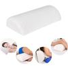 Half Moon Bolster Pillow for Legs Back Sleeping Knee Pillow Memory Foam under Knee Pillow with Machine Washable Cover for Ankle Foot Comfort