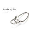 100pcs Stainless Steel Hooked Snaps Pin Fishing Snaps Luya Fishing Bait Pin  Fishing Hooks