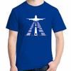 Phonetic Alphabet Airplane Runway Fashion Graphic T Shirts Summer Tees Tops Cotton Short Sleeve Tshirts Unisex Print T Shirt