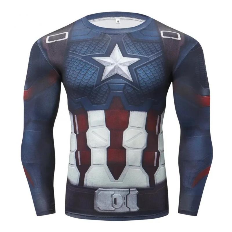 Camiseta de Anime para Hombre Moda Casual Compresión Ropa de Fitness Verano Oversize Camiseta Deportiva Camisetas Deportivas para Hombre