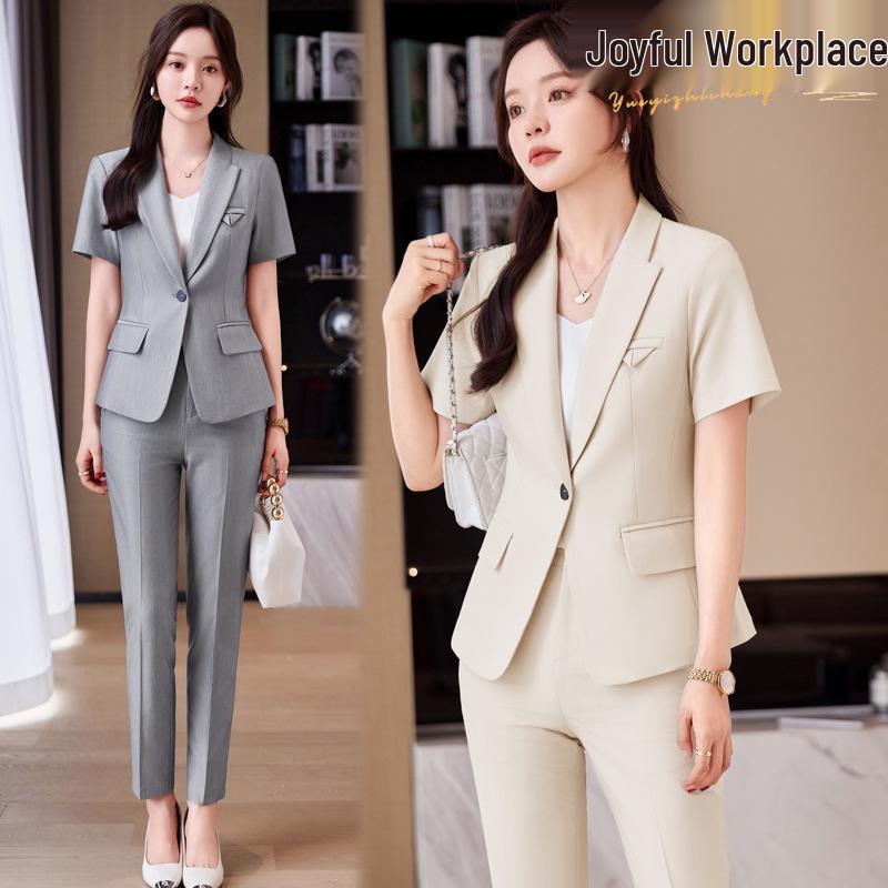 

Elegant Women s Slim Fit Business Suit Set for Interviews and Work Small
