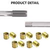 Spark Plug Thread Repair Kit, M14×1.25 erts and M16×1.25 Tap Spark Plug Rethreading Set, Stainless Steel Thread Repair Tool Kit for Automotive