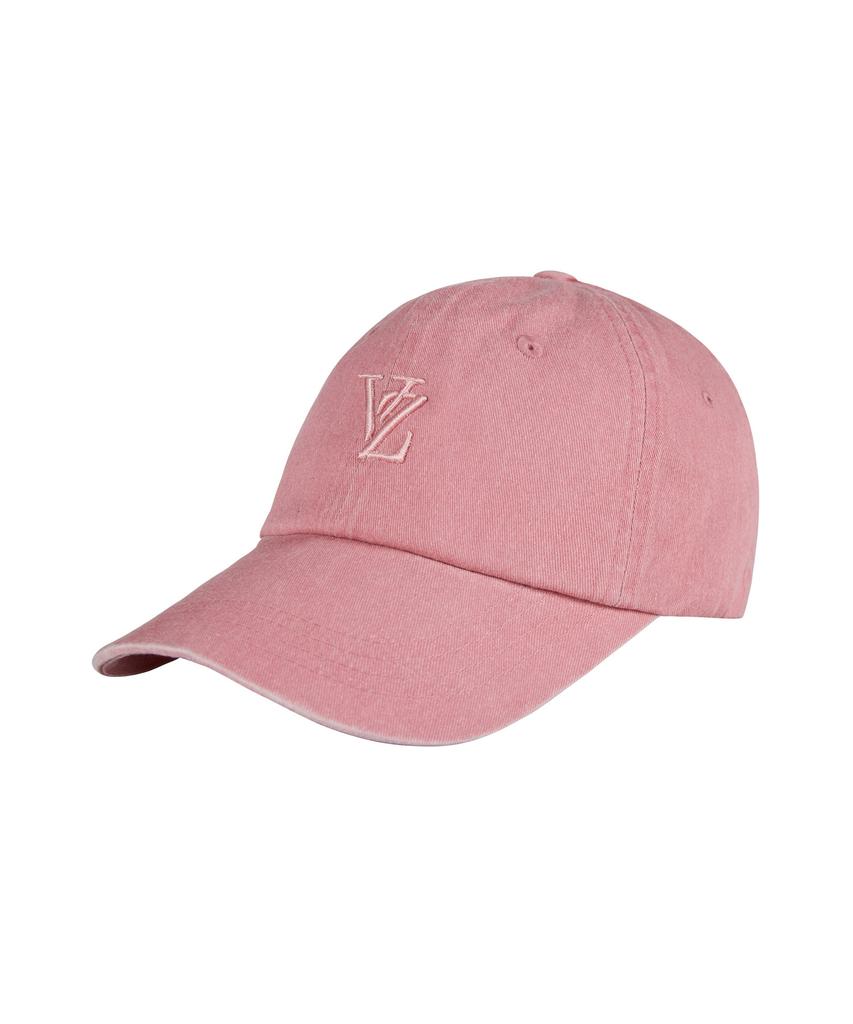 Bajal 3D Monogram Pigment Oversized Ball Cap Pink