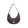 Versatile Design, High-end Top-grain Leather, Simple Crescent-shaped Bag, and Niche Simple Underarm Leather Single-shoulder Bag