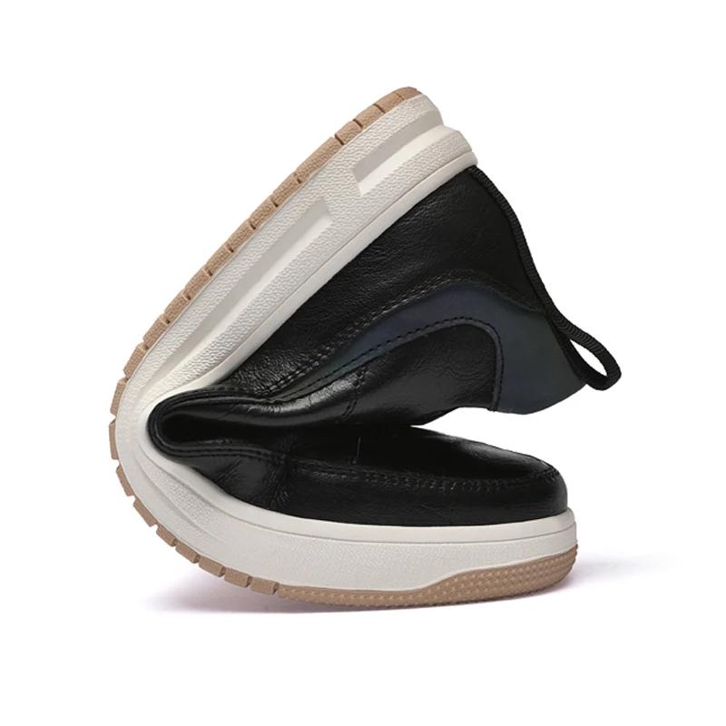 Fashion 2024 Men Sneakers Elevator Shoes Hidden Insole Soft Leather Heightening Shoes For Men Increase 6CM Casual Lift Height Shoes Man