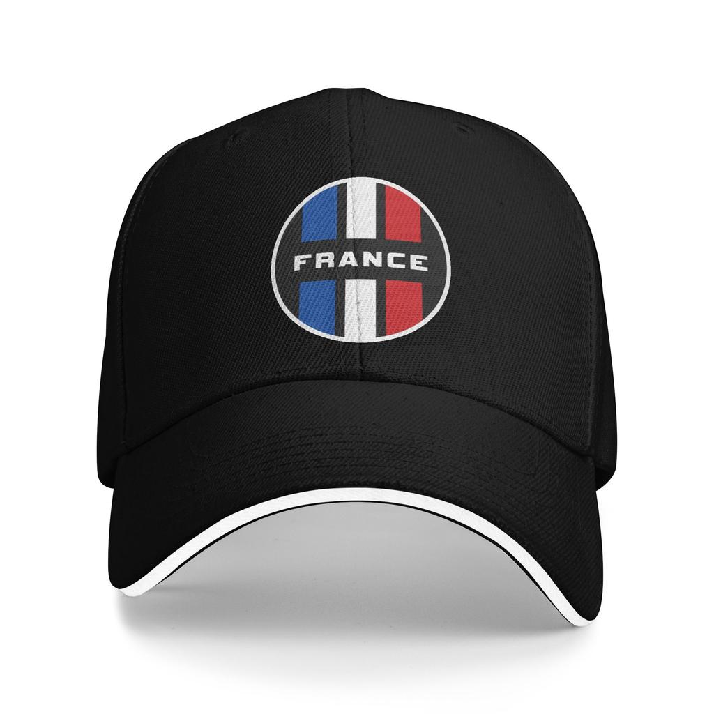 Custom Cool French Flag With The Coat Of Arms Baseball Cap WoUnisex Unisex Adjustable Adult Dad Hat Hip Hop Sun Hat