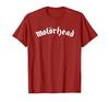 Motörhead – White Logo On Cranberry T-Shirt