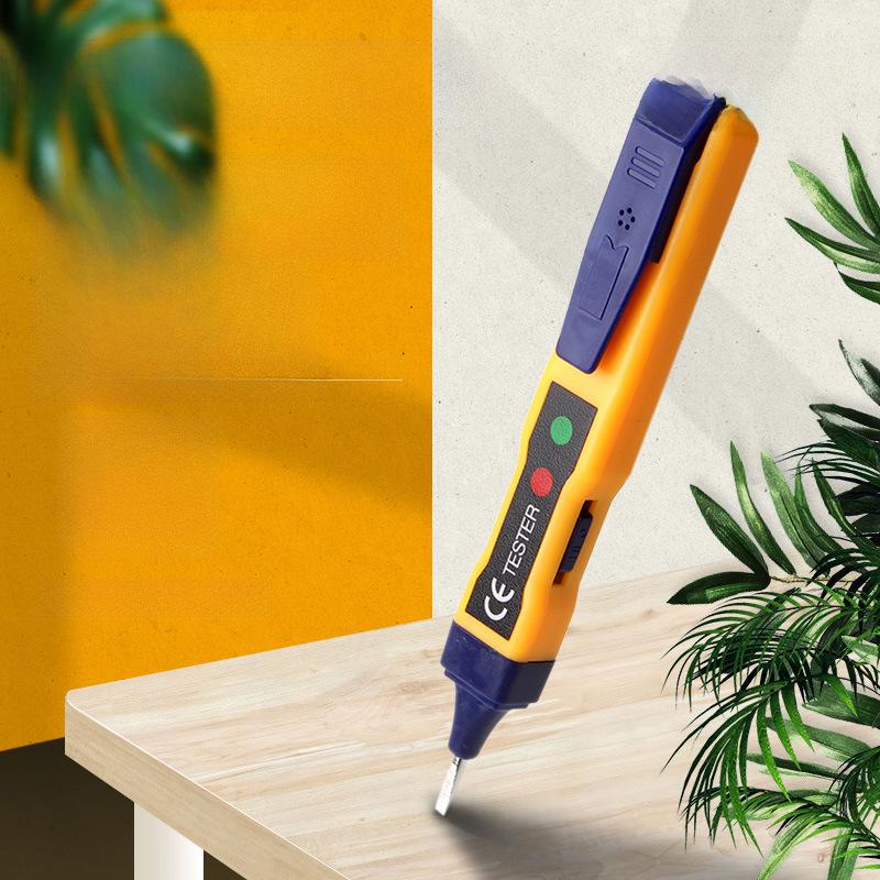 Non-Contact Intelligent Test Pen with Sound and Light Alarm for Breakpoint and Zero Live Wire Detection