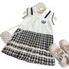Mädchen Preppy Sommer Koreanisches Prinzessinnenkleid - Stilvolles Babykleid AXB181