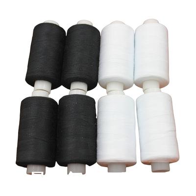 Yards of Premium Quality Black & White Sewing Thread - Perfect for Crafting!