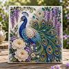 Home Wall Decoration Crafts Butterfly Faux Diamond Art Kit, Flower Peacock Hummingbird Pearl Kits for Adults 3D Sparkling Bead Painting Craft