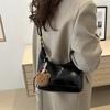 Korean Style PU Leather Shoulder Bag Solid Color Women's Handbag Boston Crossbody Bag  Daily