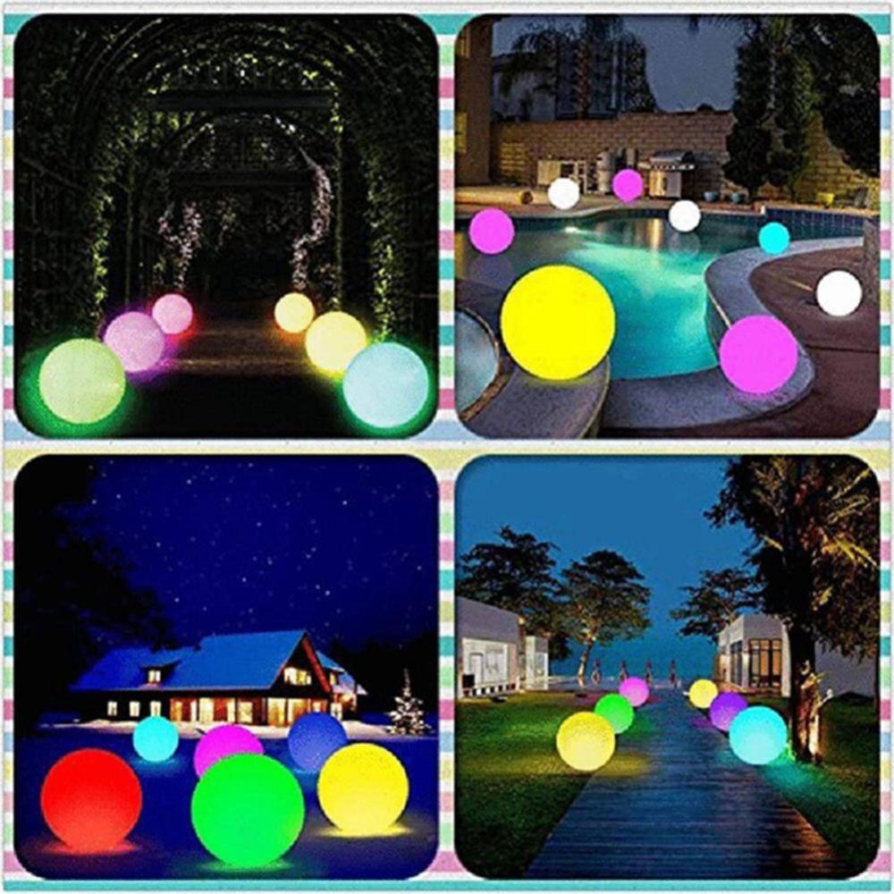 1PCS Swimming Waterproof Garden Luminous Toy LED Balls Large Inflatable Water Pool Party