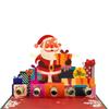 KX4B Pleased 3D Christmas Greeting Cards Festival 3D Christmas Cards with Envelopes Unique Holiday Greeting Experience