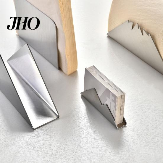Tissue Holder Large Capacity Space Saving Stainless Steel Dispenser Dining Table Paper Napkin Storage Stand Household Supplies Rack