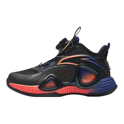 Dziecięce Materiał Wygodne Wszechstronne Antypoślizgowe Odporne na Ścieranie Niskie Buty do Koszykówki Dziecięce sneakersy Czarno-Koralowo-Pomarańczowe 312449958