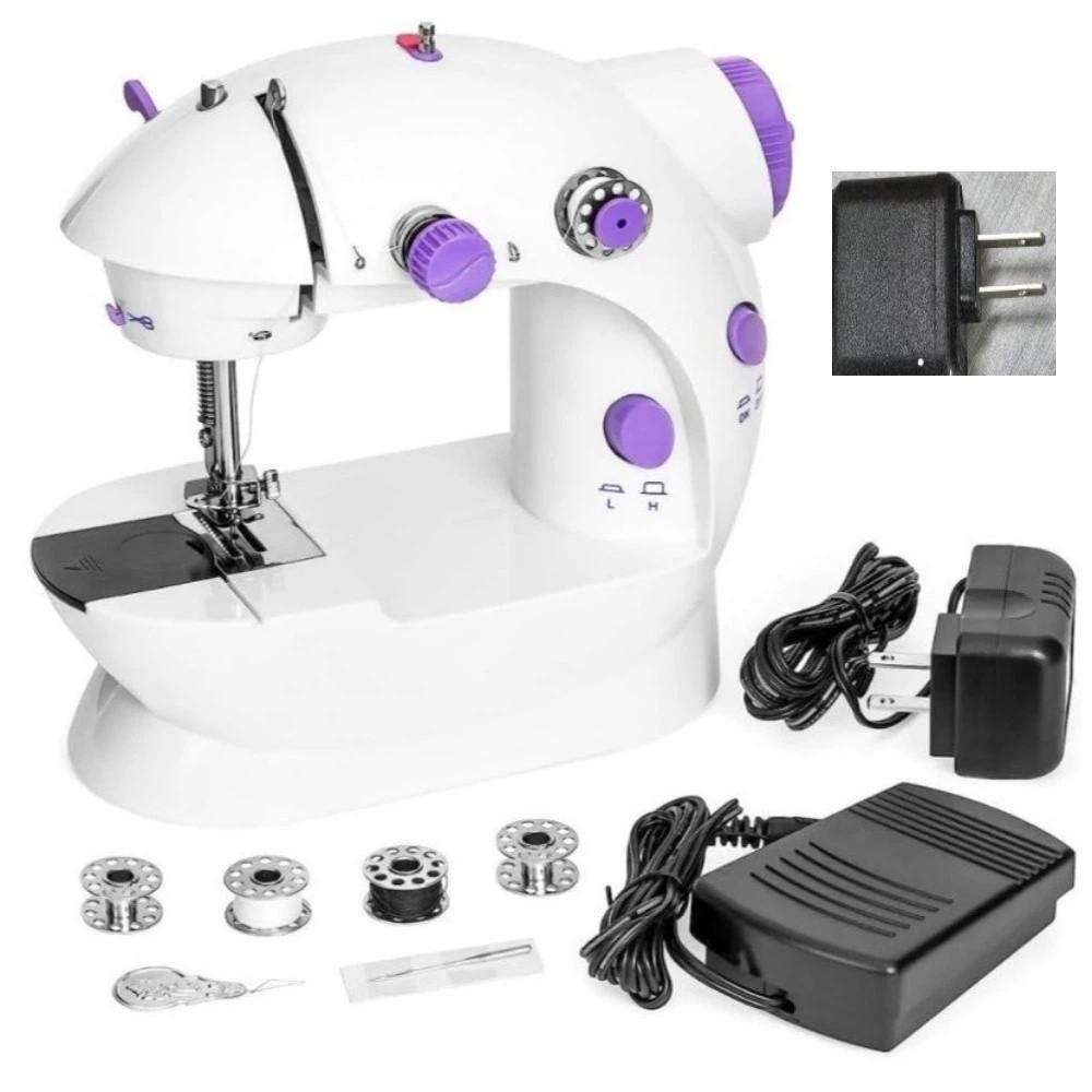 LED Light Electric Sewing Machine Dual Speed Portable Sewing Machine Mini Sewing Machine Beginners