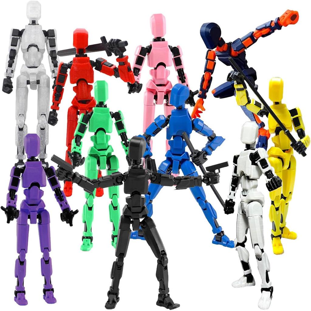 Assembled Titan Action Figures Set Action Figure Robot Anime Stick Figures Toys For Boys Multi Movable Joints Gifts Toys For Ki