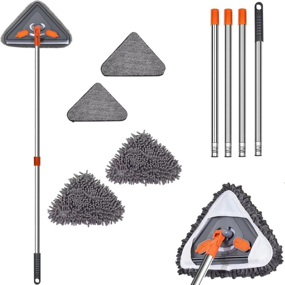 360° Rotatable Glasss Wall Mop Dry And Wet Use Glass Door Mop New Window Cleaning Mop For Ceiling