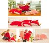 Large Fox Plush Toy Soft Stuffed Animal Pillow Creative Gift For Girls Birthday Present 35cm 50cm 60cm 70cm 90cm 1.2m