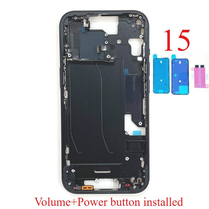 Priekš iPhone 15 vidējais rāmis ar