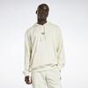 Reebok Solid Color Logo Sports Hoodie Unisex Hoodies Off-White HG1595