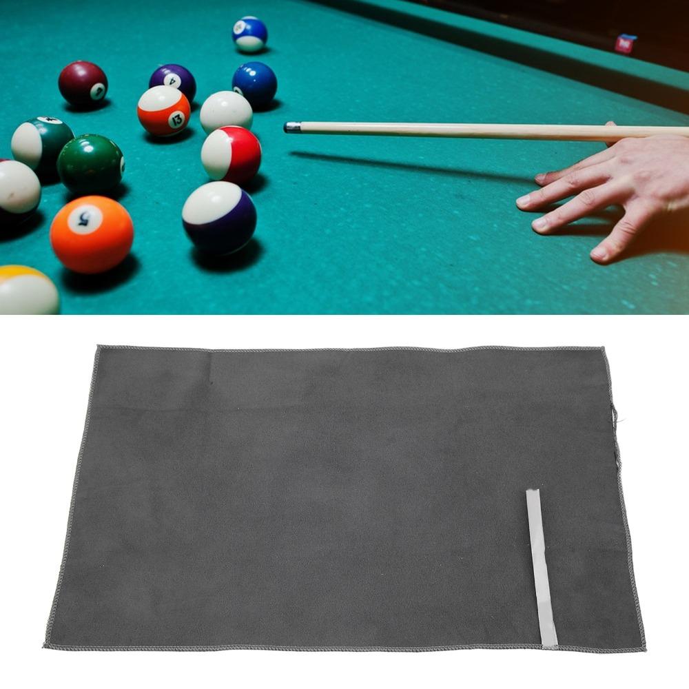 Dark Grey Pool Club Cleaning Towel Remove Dirt Billiards Wiping Towel  Billiards Poles
